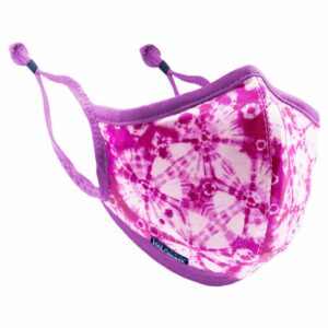 Maroon Tie Dye Mask With HALO Nanofilter™ Technology